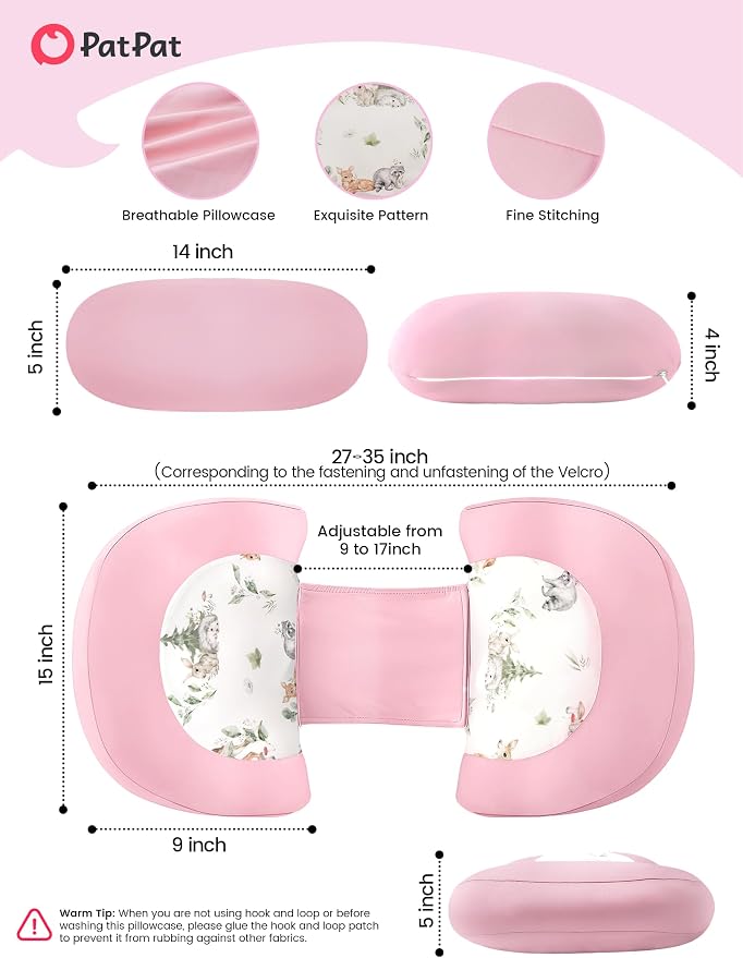 PATPAT Pregnancy Pillow for Sleeping, Maternity Pillow - Image 5