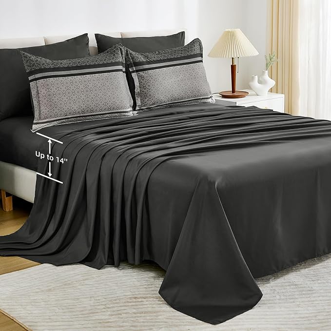 WONGS BEDDING Twin Comforter Set 6 Pieces, Soft Lightweight Micorfiber Bedding - Image 6