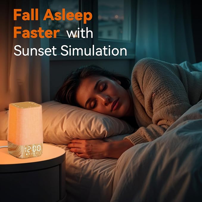 Sunrise Alarm Clock with Noise Machine: Digital Alarm Clock - Image 3