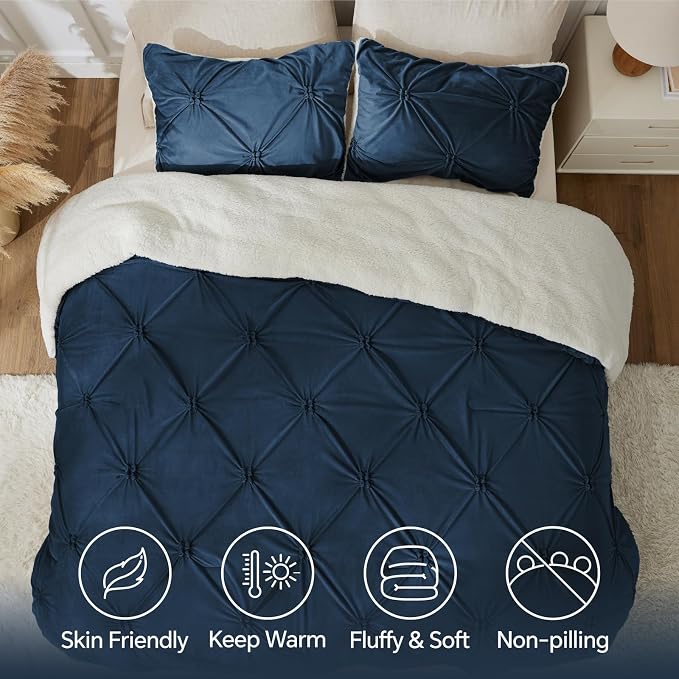 BEDELITE Pintuck Fluffy Twin Comforter Set - Image 6