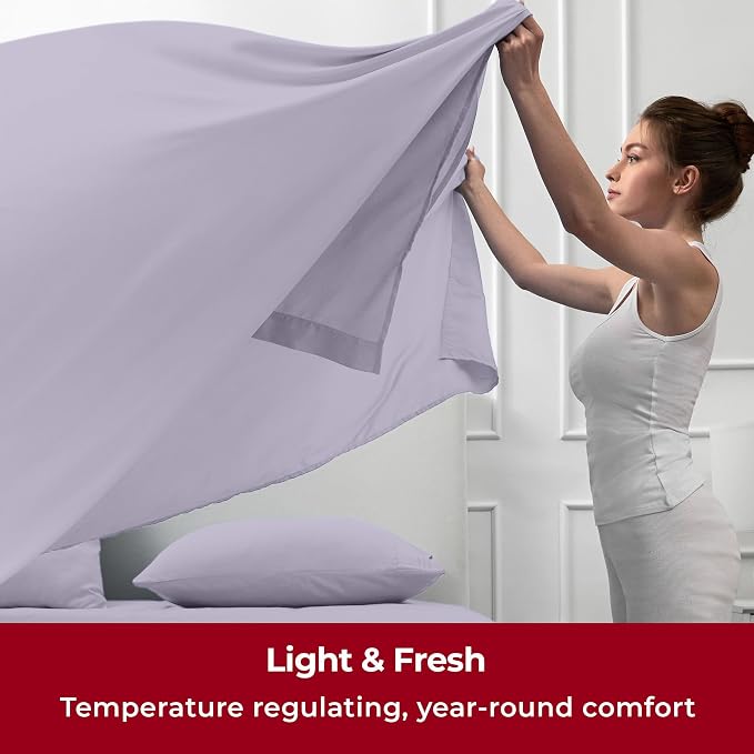 Mellanni Split King Sheets Set - Image 4