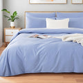 NEXHOME PRO Twin Duvet Cover Set, 100% Washed Cotton by NEXHOMEPRO