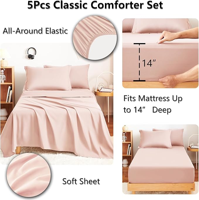 CozyLux Twin Comforter Set - Image 4