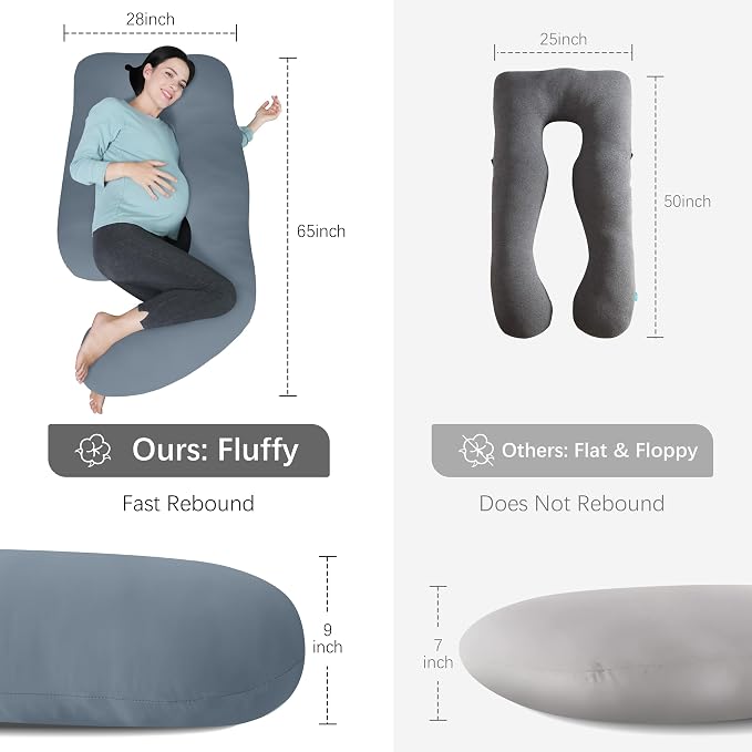 MOON PARK Pregnancy Pillows for Sleeping - Image 7