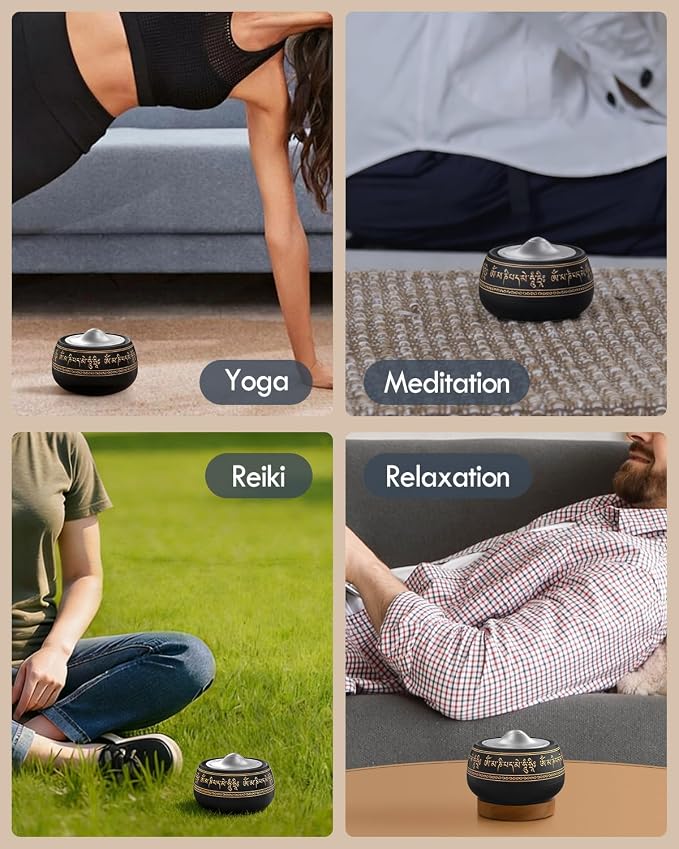 Portable Electronic Tibetan Singing Bowl, 8 Chakra Modes - Image 9