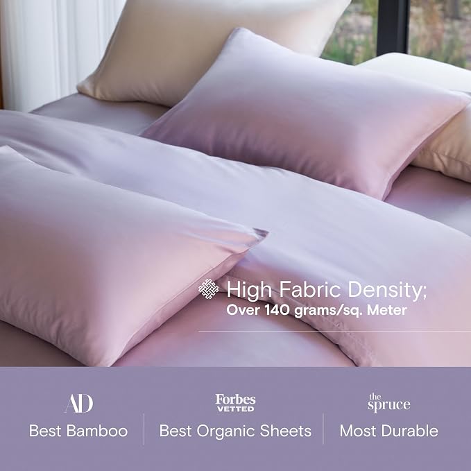 DOZ Sheet Set, 100% Viscose derived from Bamboo, Organically Grown, Buttery Soft - Image 4