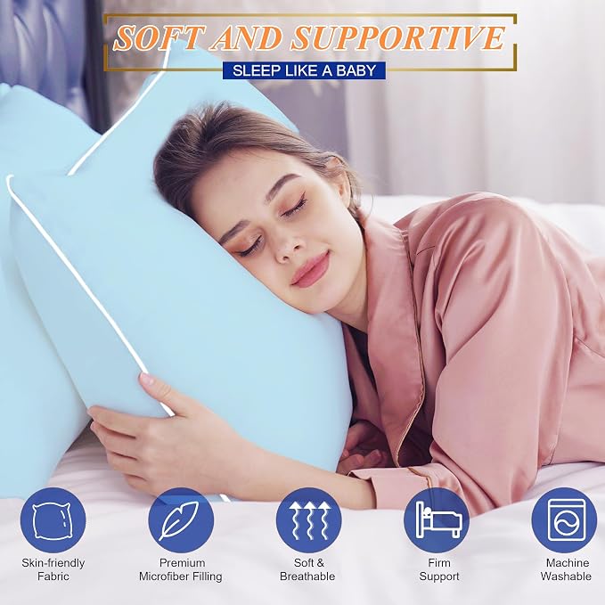 MZOIMZO Bed Pillows for Sleeping- Standard Size, Cooling Hotel Quality - Image 2