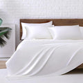 MR&HM Satin Bed Sheets, Full Size Sheets Set by MRHM