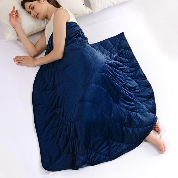 Kaisa Weighted Blanket for Adults, Soft Weighted Lap Blanket Machine Washable - Image 6