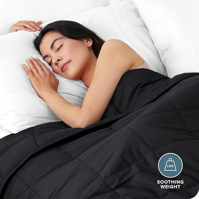 Bare Home Weighted Blanket Full or Queen Size 15lb - Image 2