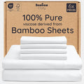 Bambaw 100% Viscose Derived from Bamboo Queen Size Sheet Set by Bambaw