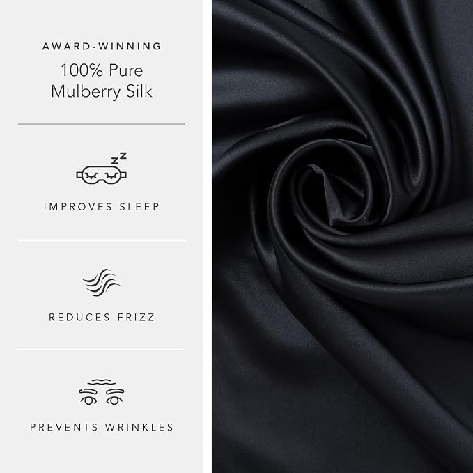 Fishers Finery 25mm 100% Pure Mulberry Silk Pillowcase - Image 5