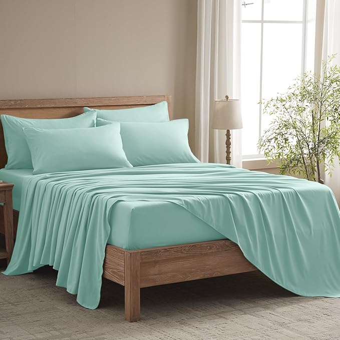 Cal King Size Sheets Set by SleepBetterLiveBetter