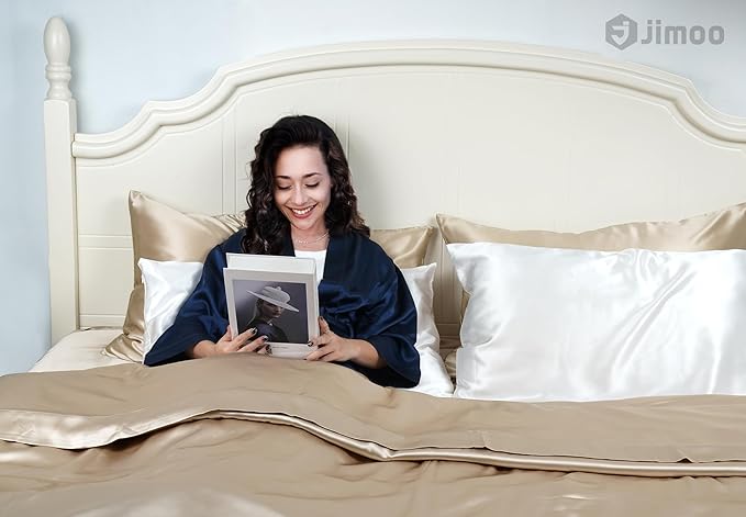 J JIMOO 100% Mulberry Silk Pillowcase - Image 3