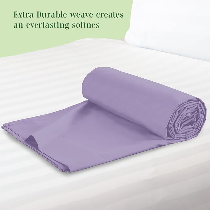Elegant Comfort Premium Hotel Quality 1-Piece Flat Sheet, Luxury & Softest 1500 - Image 3