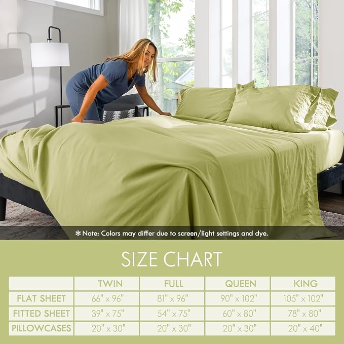 ClevaHome King Size Sheet Set - Image 5