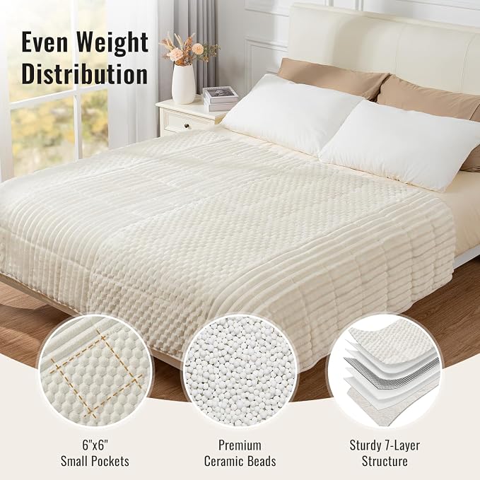 Uttermara Fleece Weighted Blanket - Image 5