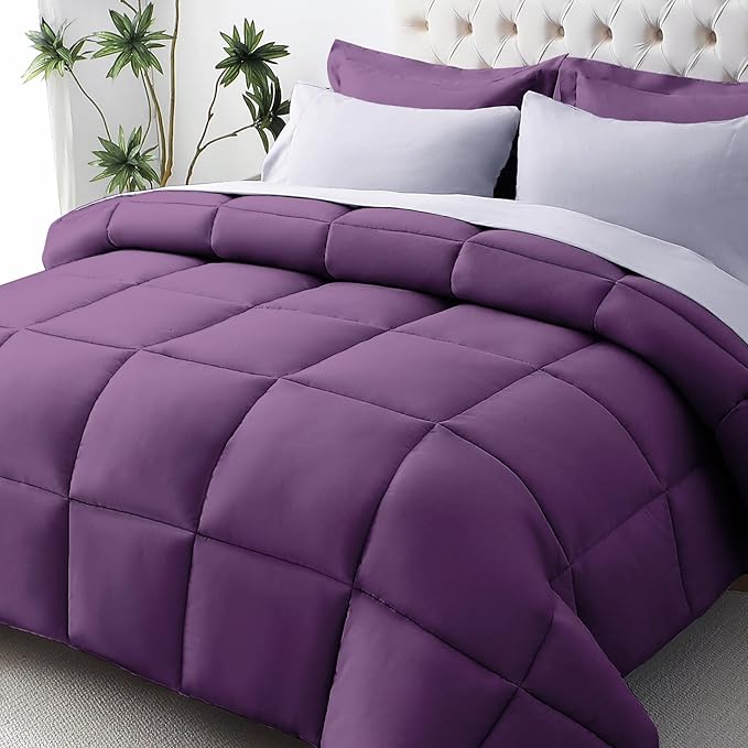 JOLLYVOGUE King Comforter Set, Ultra-Soft Bed in a Bag King Size 7 Pieces by JOLLYVOGUE