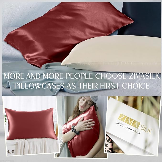 ZIMASILK 100% Pure Mulberry Silk Pillowcase - Image 6