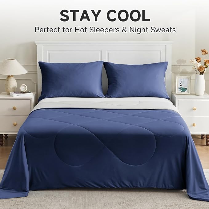 HOMFINE Cooling Comforter for Hot Sleepers - Image 5