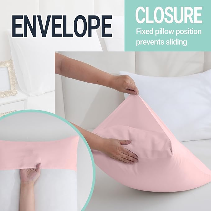 ZPECC Pillow Cases King Size Set of 12, 20x36 Envelope Closure Pillowcases - Image 5