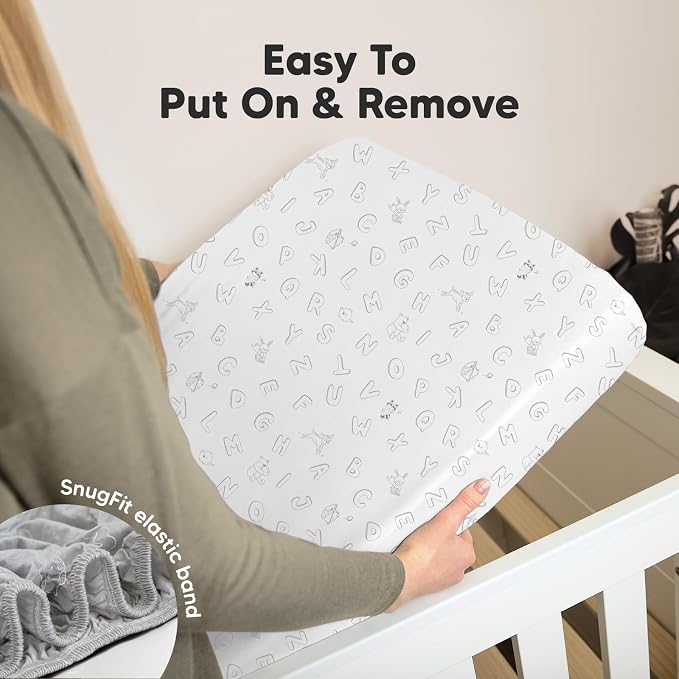 KeaBabies 2-Pack Organic Crib Sheets - Image 6