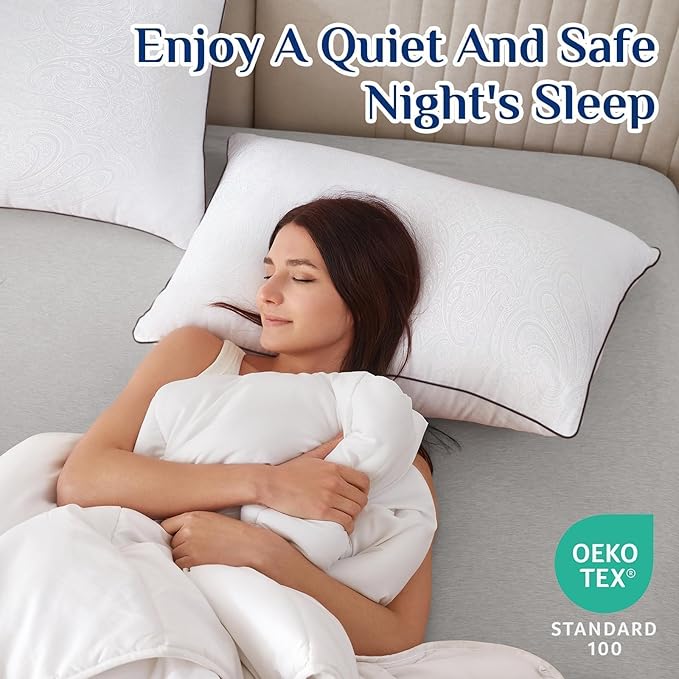 JOLLYVOGUE Pillows Queen Size Set of 2 - Image 2