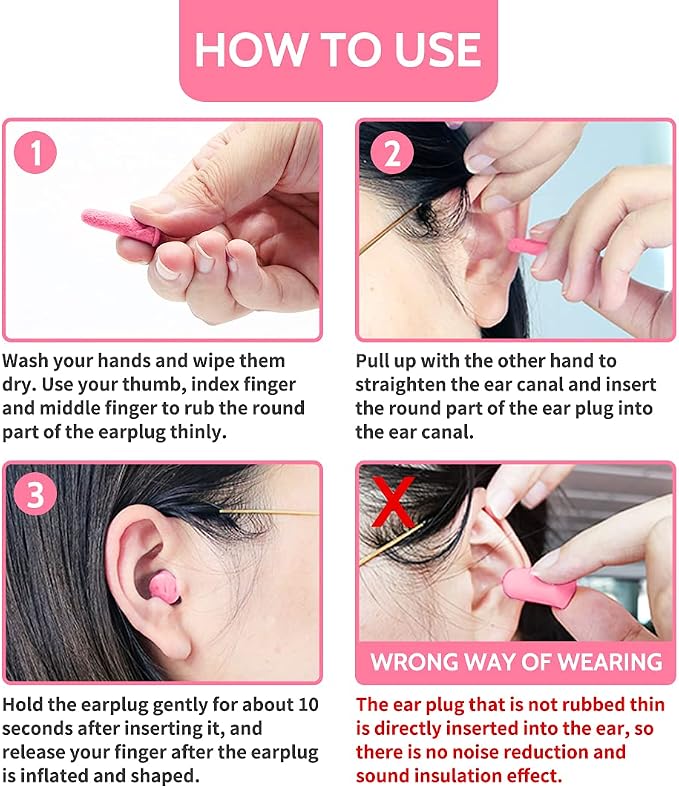 LYSIAN Ultra Soft Foam Ear Plugs - Image 5
