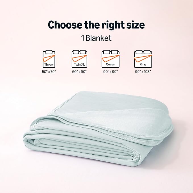 Amazon Basics Cooling Blanket for Hot Sleepers, Reversible Lightweight Thin - Image 5