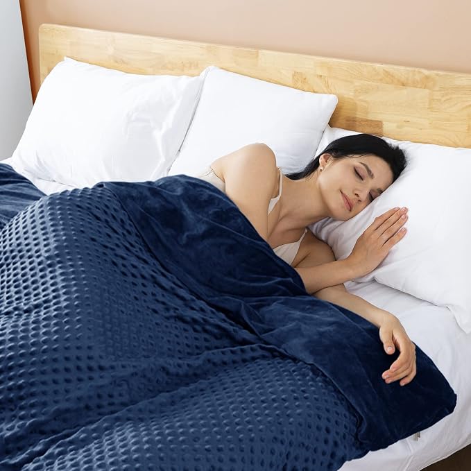 yescool Weighted Blanket with Cover Heavy Blanket - Image 3
