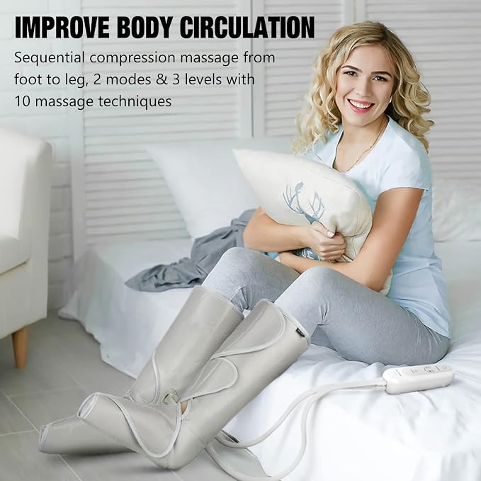 FIT KING Air Compression Leg Massager, Pneumatic Compression Boots - Image 8