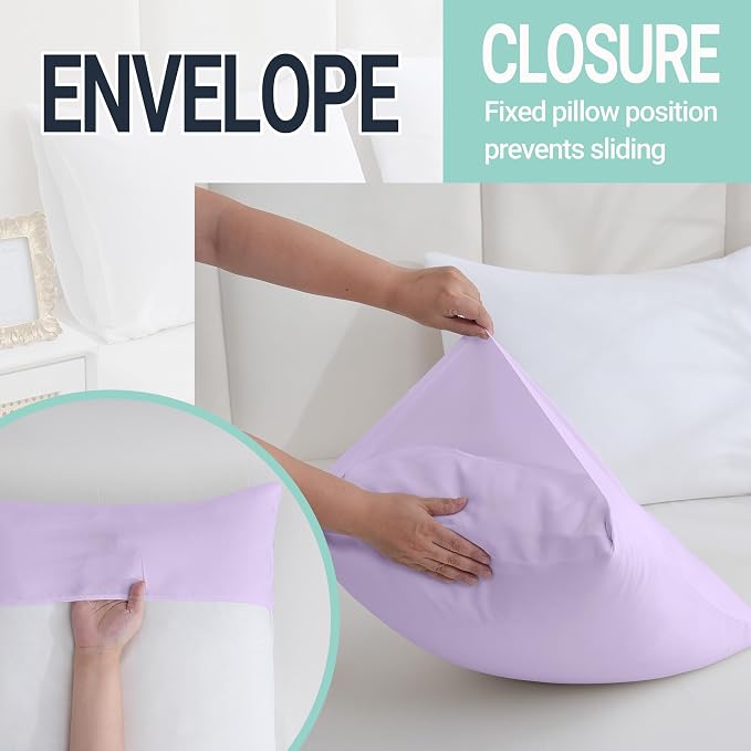 ZPECC Pillow Cases Queen Size Set of 12, 20x30 Envelope Closure Pillowcases - Image 5