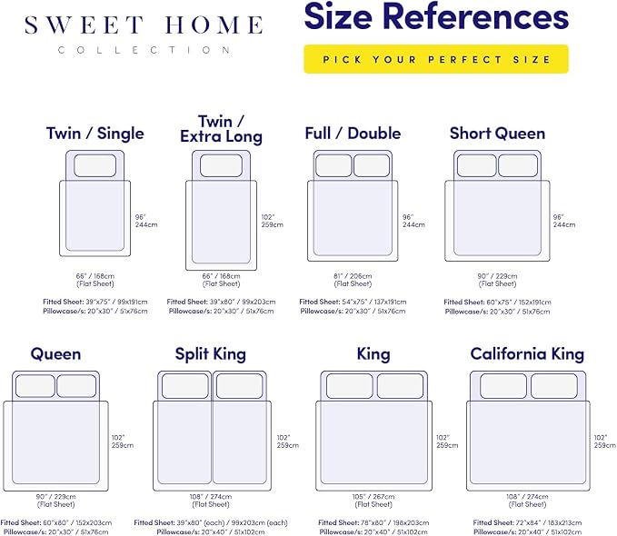 Twin Size Sheet Set with Built-in Sheet Straps - Image 7