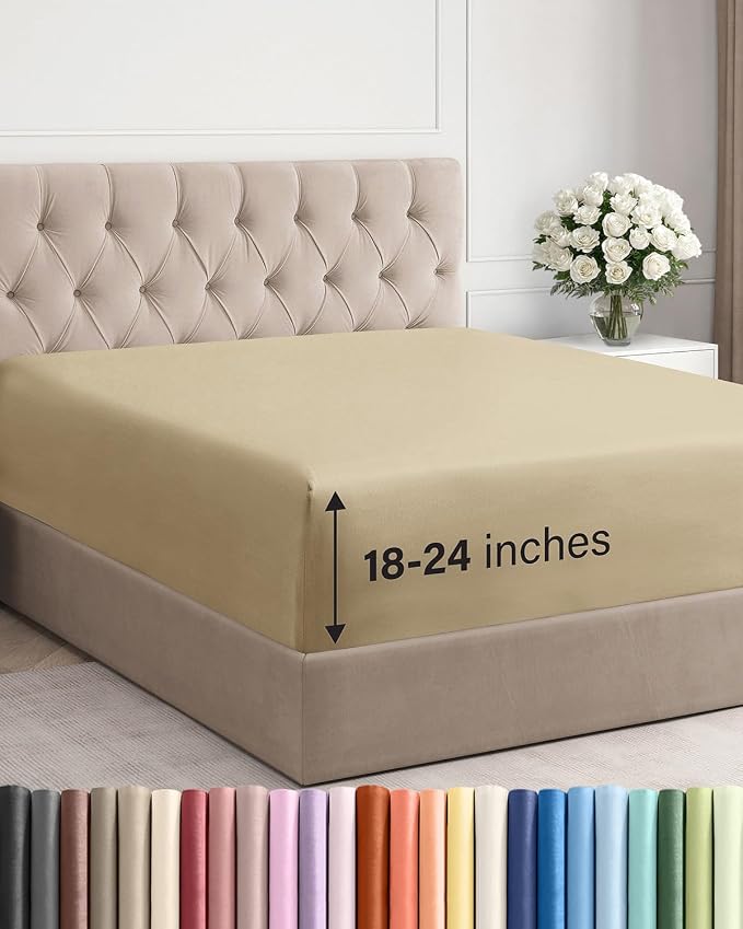 Extra Deep King Fitted Sheet by CGKUnlimited