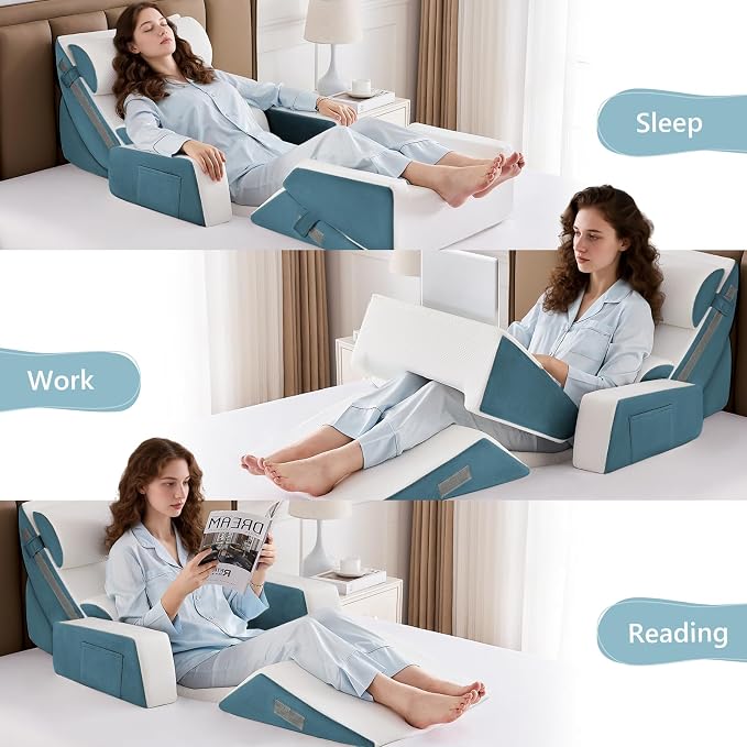 Yojoker 9PCS Orthopedic Bed Wedge Pillow Set - Image 8