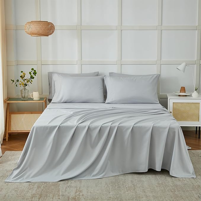 ILAVANDE Queen Sheets Set 6 Piece, Hotel Luxury Super Soft 1800 Series - Image 2