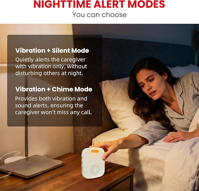 CallToU Bed Alarm for Elderly Adults Sensor Alarm and Fall Prevention for - Image 6