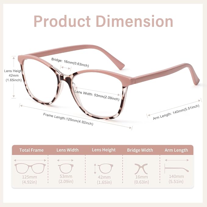 Madison Avenue TR90 Blue Light Blocking Glasses Anti Eyestrain UV Glare Blue - Image 5