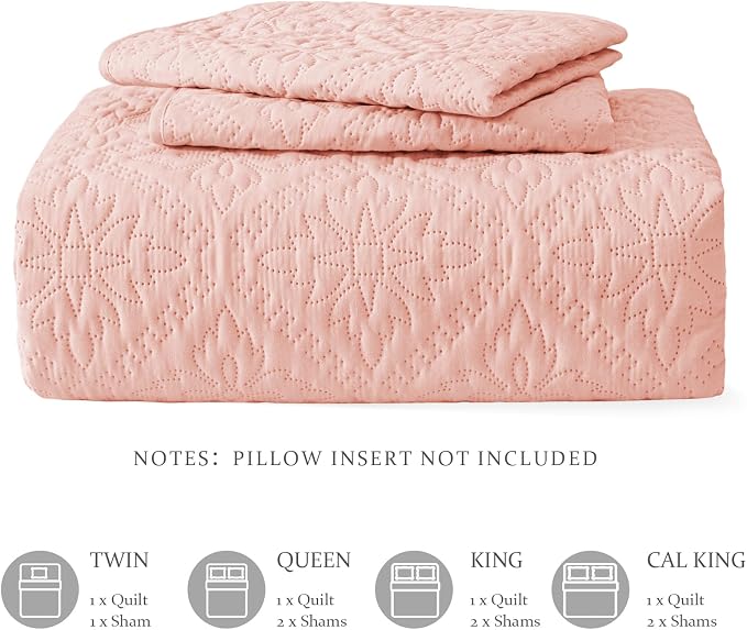 Exclusivo Mezcla Queen Quilt Bedding Set, Lightweight Soft Bedspreads Coverlets - Image 6
