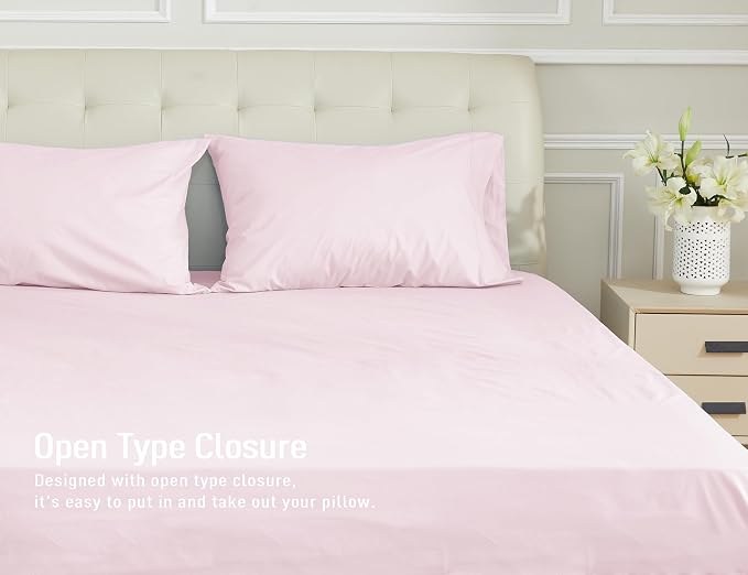 Sunflower Queen Pillowcases Set of 2, 100% Cotton Queen Pillow Cases 2 - Image 4