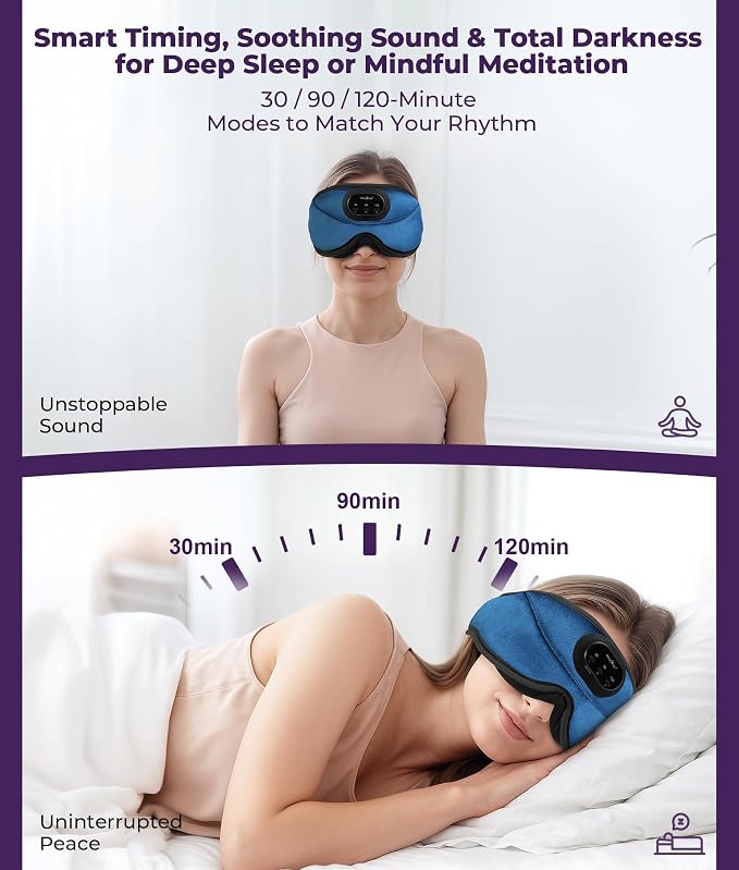 MUSICOZY 3D Bluetooth Sleep Mask - Image 2
