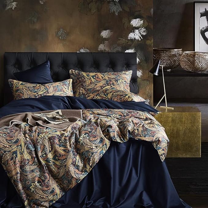 Cupocupa Duvet Cover King Size Set Boho Floral Pattern King Duvet Cover Set by CupocupaHomeCollection