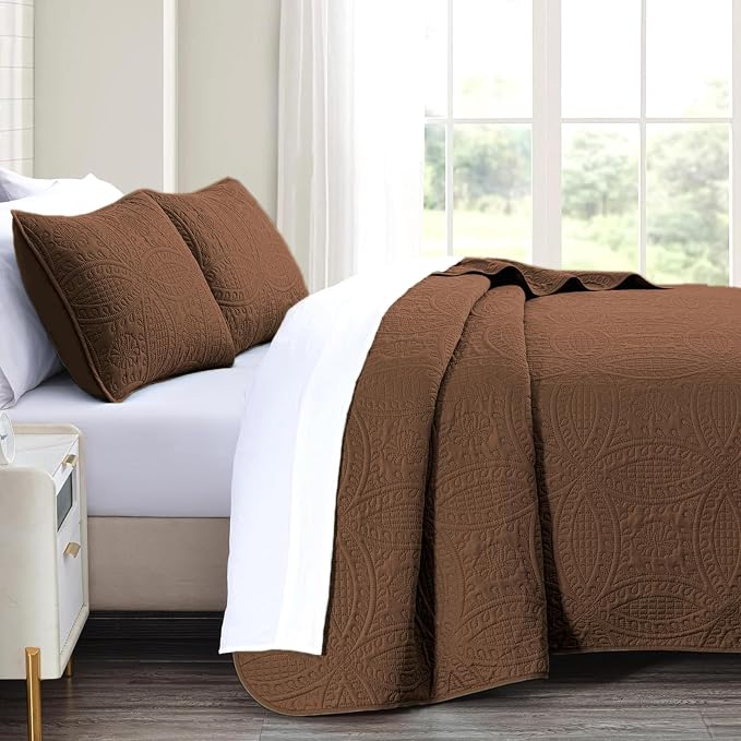 akkialla Full/Queen Quilt Bedding Set, Lightweight Soft Bedspread Coverlet - Image 4