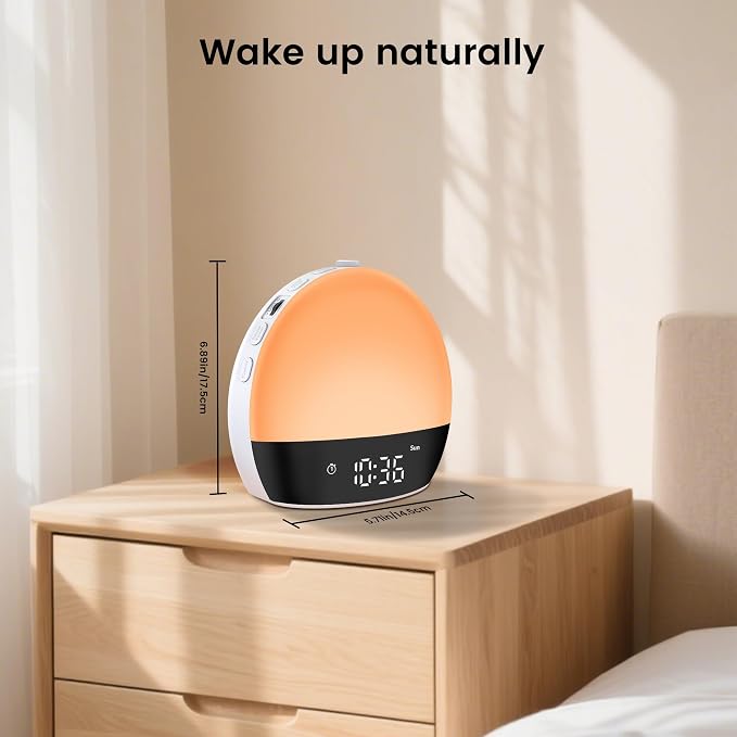 Sunrise Alarm Clock for Heavy Sleepers & Kids, Wake Up Light - Image 3