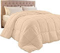 Utopia Bedding Queen Comforter Duvet Insert, Quilted Beige Comforter by UTOPIABEDDING