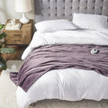 Serta Luxuriously Soft Plush Electric Blanket Fast Heating Cozy Cover, Safety by Serta