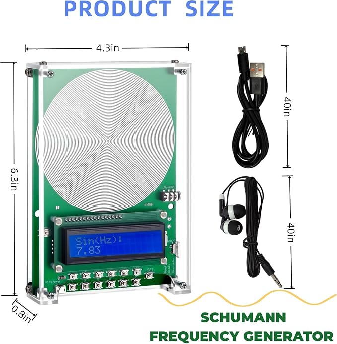 Frequency Generator for Healing, 2026 Upgrade 7.83Hz Schumann Resonance - Image 7
