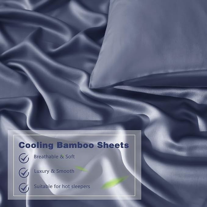 Homiest Cooling Pillow Cases Queen Size Set of 2, 100% Rayon Derived from - Image 4