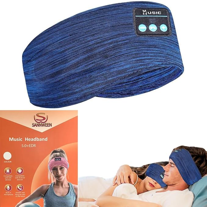 Bluetooth Headphones, Sleep Headphones Headband Wireless - Image 2