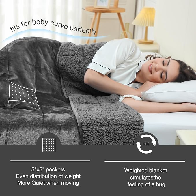 Aemicion Weighted Blankets Queen Size 20lbs - Image 2